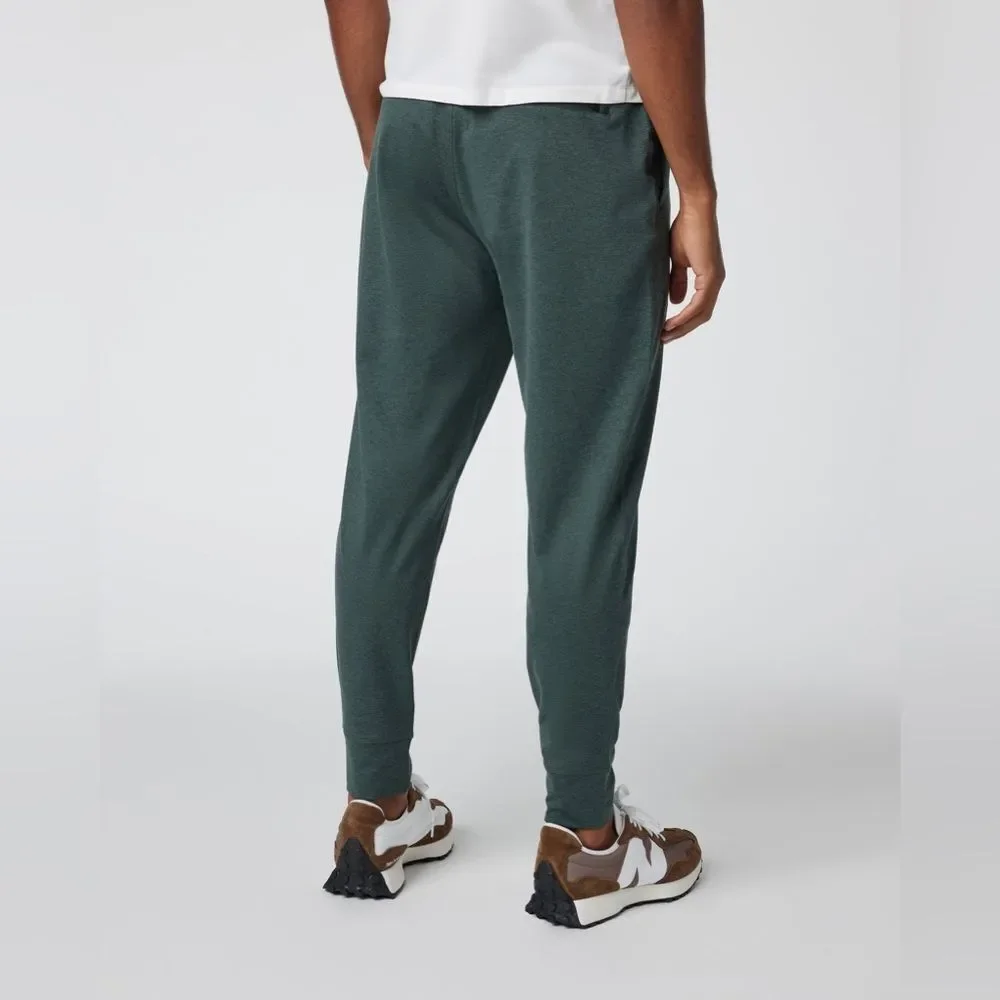 MEN'S SUNDAY PERFORMANCE JOGGER - ASPEN HEATHER SIZE LARGE CUT OFF CUFFS